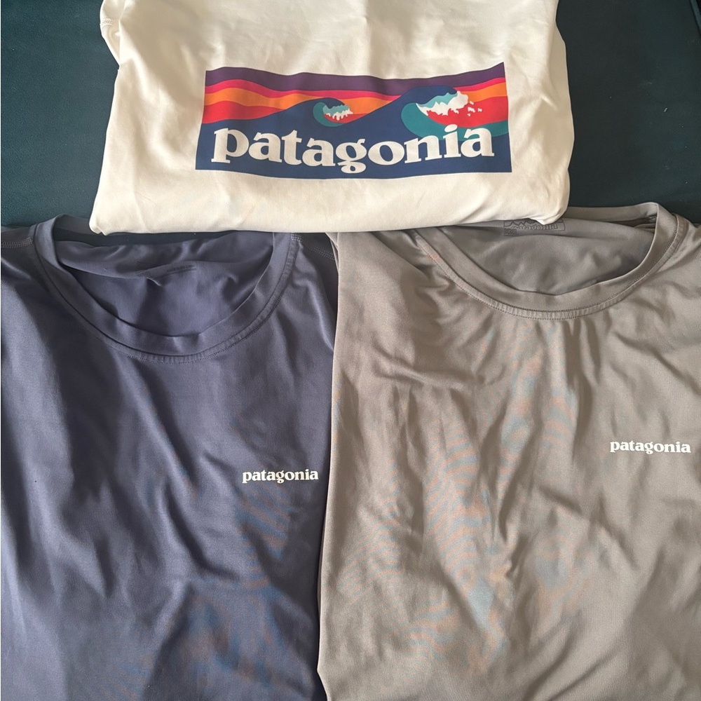Men’s Patagonia Long-Sleeved RØ® Sun Tee Dark Gray
